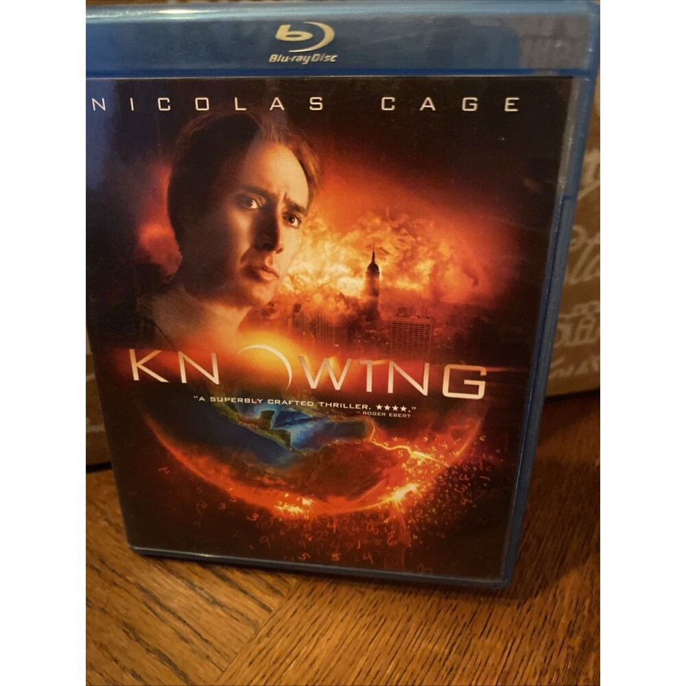 Knowing (Blu-ray, 2009) Nicolas Cage Rose Byrne Thriller Sci-Fi Drama